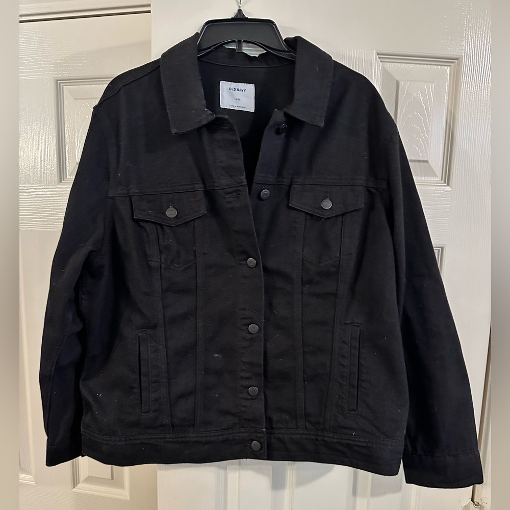 Old Navy Black Denim Jacket